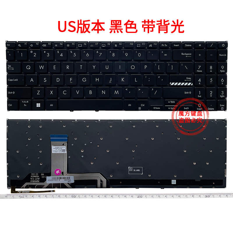 X1503华硕X1603Z K6602Z M1503Q X1502/ZA M1502键盘B1502 M1603Q - 图0