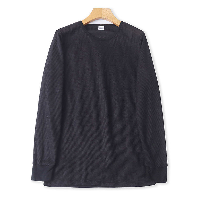 外贸男士保暖内衣 圆领长袖秋衣秋裤秋冬季纯色套头两件套装10244,淘宝优惠券,粉丝福利购,淘宝优惠卷