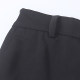 Temperament semi-elastic waist casual trousers straight leg fashion