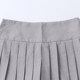 Summer ຕ້ານການເປີດເຜີຍແລະ slimming pleated skirt ສັ້ນ