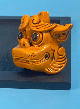 黄琉璃獬豸冰箱贴磁吸流沙神兽