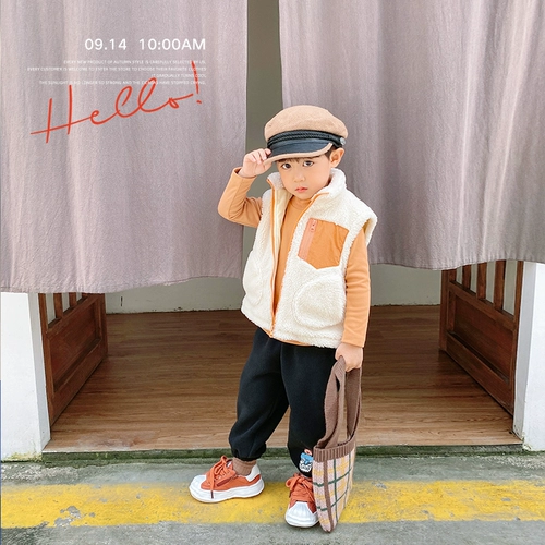 Детский демисезонный зимний жилет, пуховик, флисовый костюм мальчика цветочника, увеличенная толщина, детская одежда