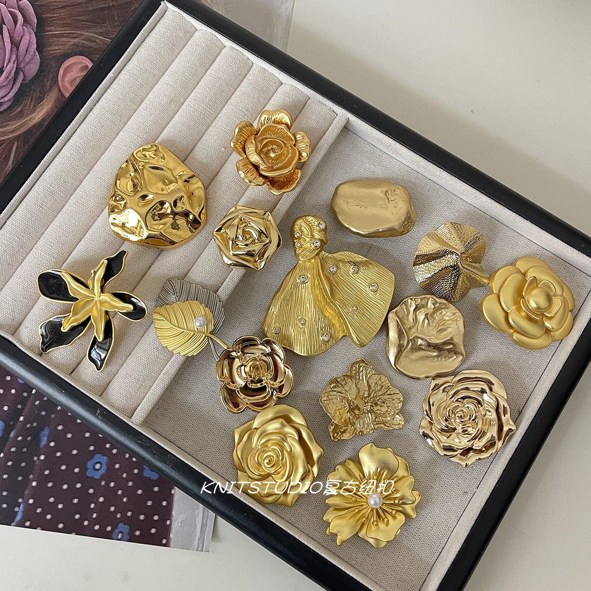 高级感小香风金色超大纽扣皮草大衣西服装饰扣风衣外套针织开衫扣,淘宝优惠券,粉丝福利购,淘宝优惠卷