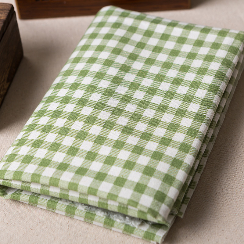 绿色格子日韩棉麻桌布布艺茶几台布圆桌盖布长方形布艺新款可定制,淘宝优惠券,粉丝福利购,淘宝优惠卷