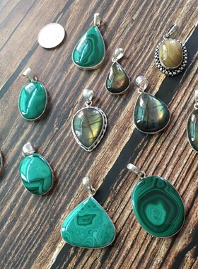 印度手工天然纯银不退不换珠宝