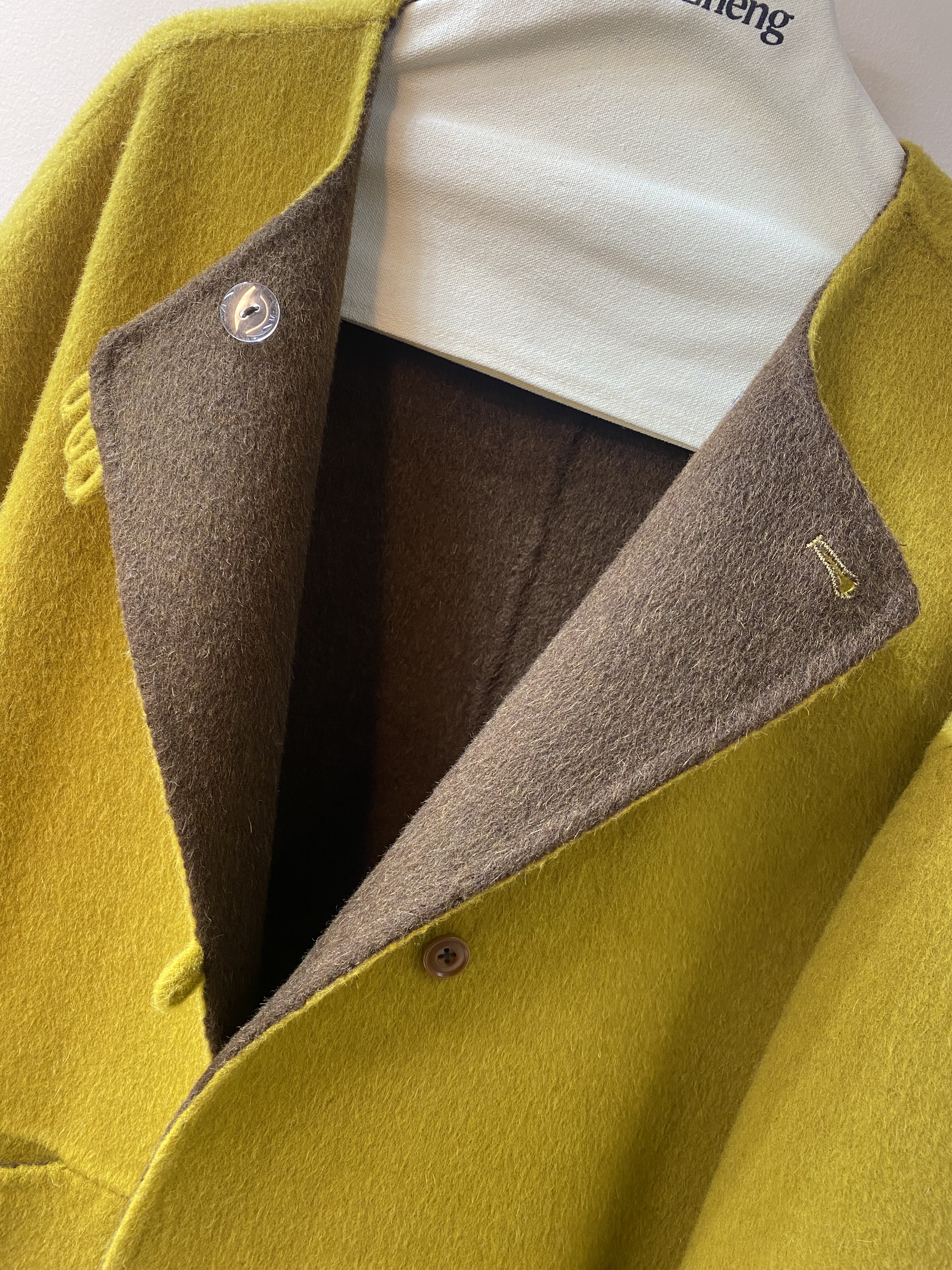 欧洲站2025冬新款圆领双面羊绒大衣女中长款百搭羊毛呢外套,淘宝优惠券,粉丝福利购,淘宝优惠卷