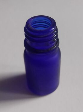 5ml蓝色磨砂瓶精油瓶分装瓶