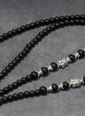 泰国佛牌正品项链珠链四面佛女王佛象 药师佛牌链