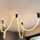 New soft decoration designer living room bedroom dining room chandelier