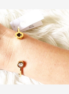 手镯桃心多色入手镯欧美风