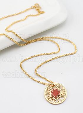 新款logo反战长款项链