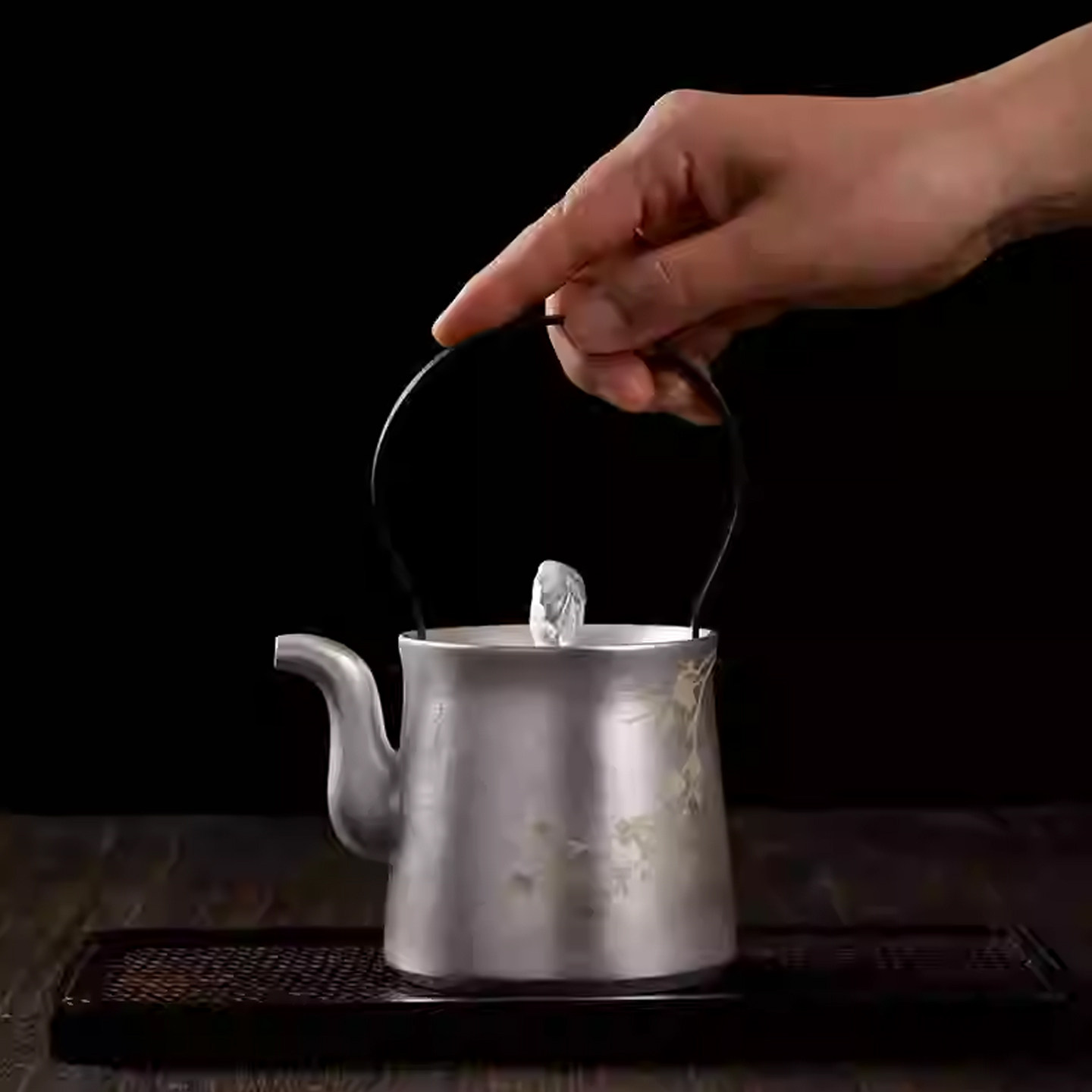 西泠印社当墨惜香镀银茶具礼盒银壶泡茶壶茶杯套装高档轻奢送礼,淘宝优惠券,粉丝福利购,淘宝优惠卷