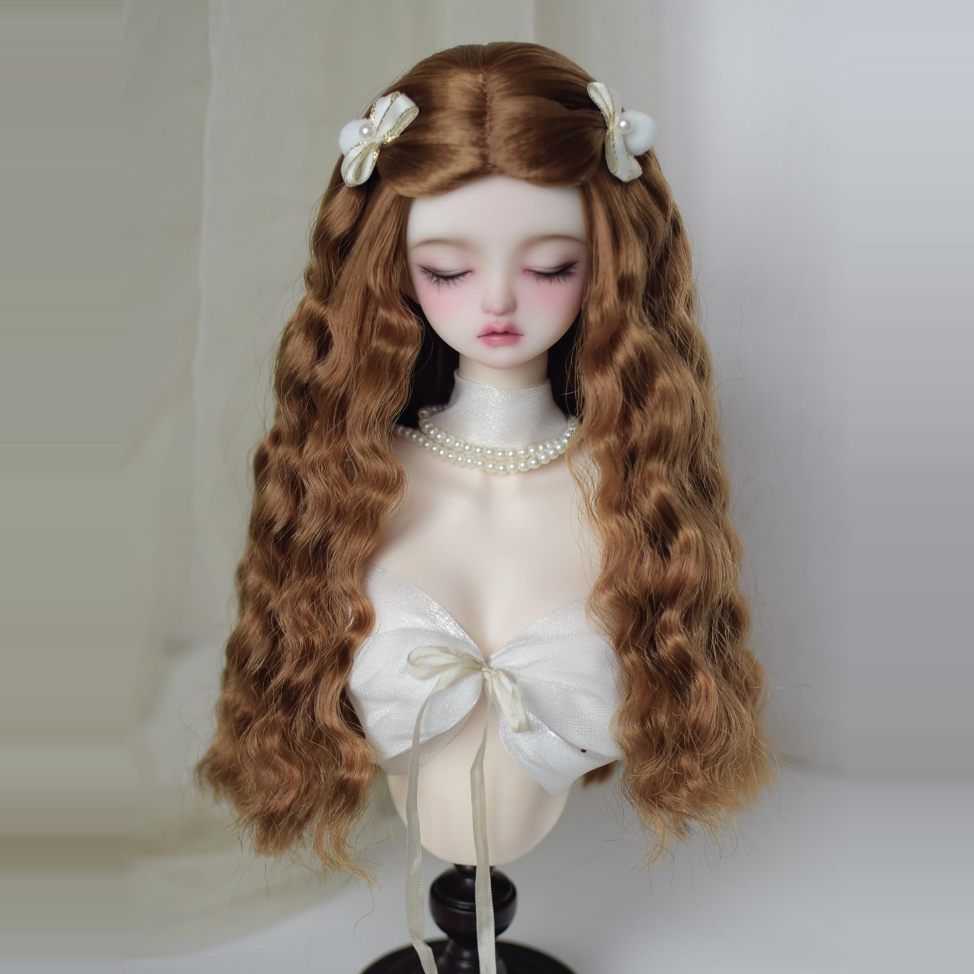 bjd娃娃假发小布 mdd sd超软糯羊毛卷发型3分4 分 6分巨婴 包邮 - 图2