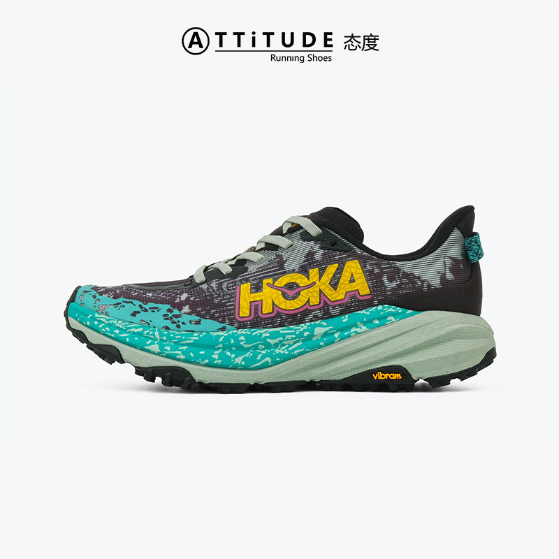 HOKA ONE ONE SPEEDGOAT 6 快羊6女飞速羚羊6户外V底越野跑鞋
