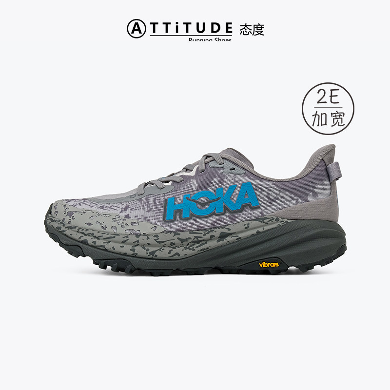 HOKA ONE ONE SPEEDGOAT 6 快羊6男飞速羚羊6户外V底越野跑鞋