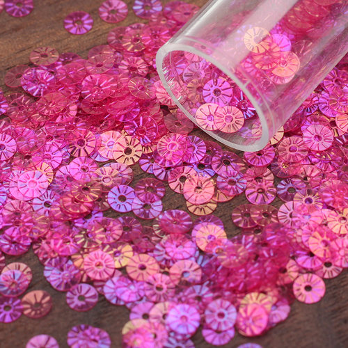 【4mm车轮片/太阳花】法式刺绣亮片服装配料手缝珠绣亮片娃衣辅料 - 图1