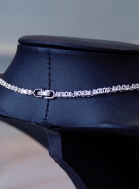 别致锆石耳环婚纱婚礼年会配项链