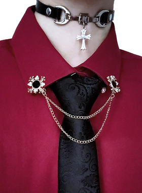 cos乙游成男万用帅气十字架项圈