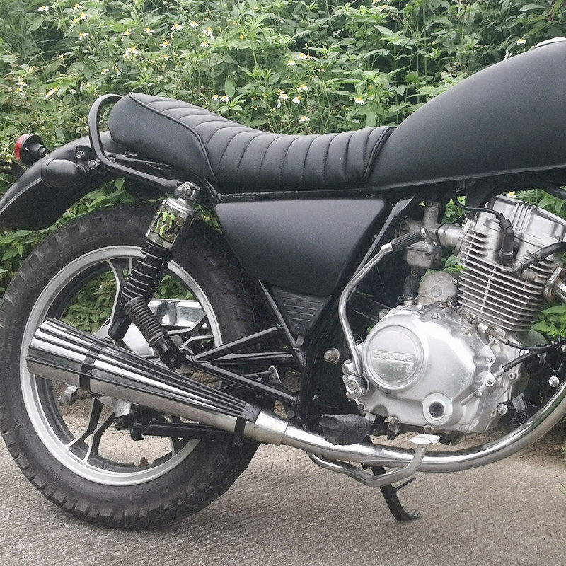 GN125摩托车复古改装尾翼后扶手云豹U型管小太子后尾架货架,淘宝优惠券,粉丝福利购,淘宝优惠卷