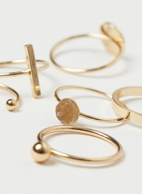 HM正品hm欧美金属晶圆球组岩石