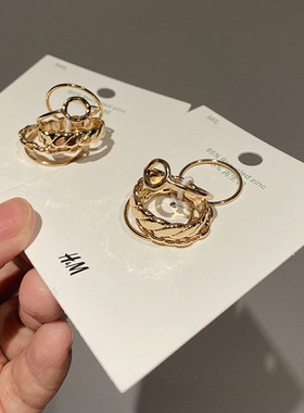 HM女欧美正品包邮戒指折扣