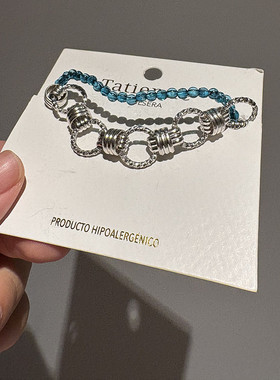 欧美走秀小众冷淡百搭手链手环