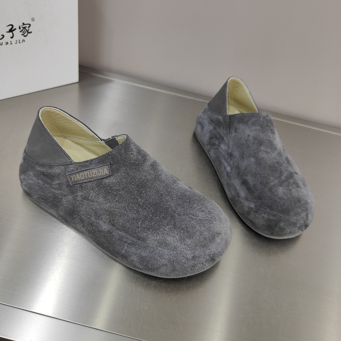 韩版磨砂皮勃肯鞋女2026早春新款圆头一脚蹬平底内增舒适百搭单鞋,淘宝优惠券,粉丝福利购,淘宝优惠卷