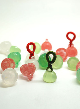 好运莲莲古风天然玛瑙西瓜晶玉石