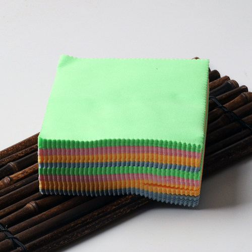 超厚超细纤维 眼镜布高品质清爽布 多色布 餐饮布 可以定制LOGO - 图0