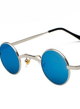 红色复古风凹造型墨镜