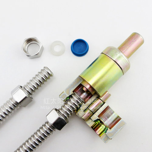 304不锈钢波纹管 热水器冷热进出水管硬波盘管软管4分6分1寸毛坯 - 图1