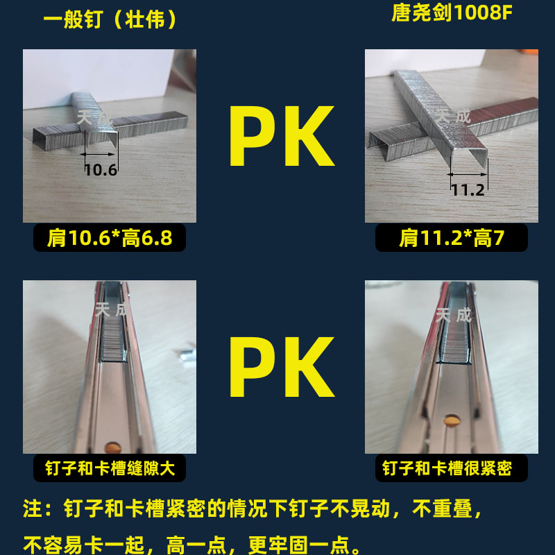 老牌手动码钉枪 简单好用 重型 单用三用码钉机 射钉枪1008F 画框 - 图1