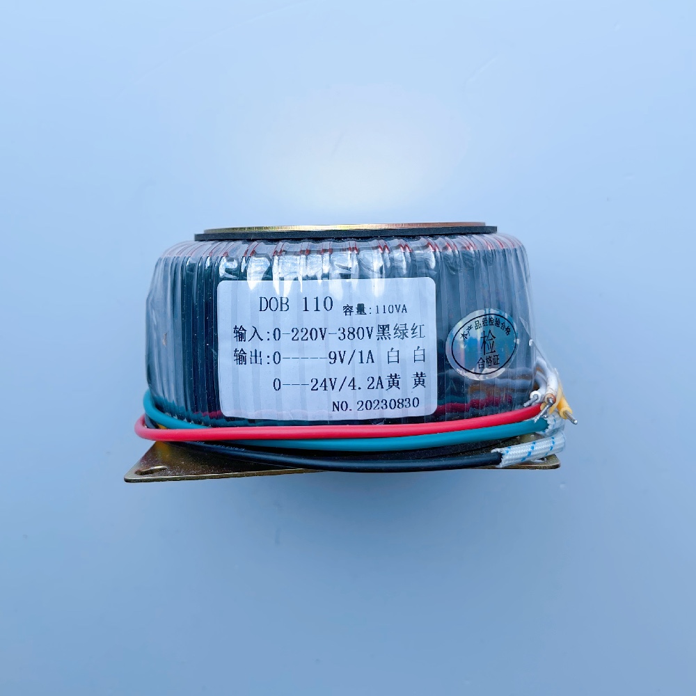 DOB-110VA 0-220V-380V 转9V 1A  24V 4.2A  环形变压器 纯铜 - 图2