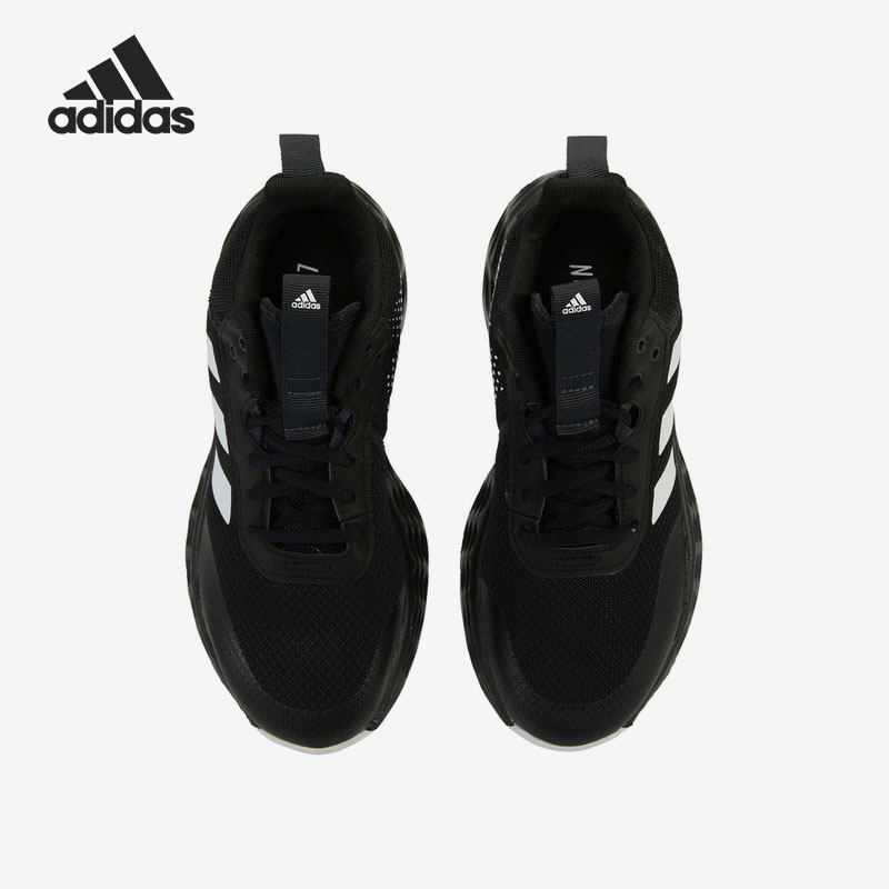 Adidas/阿迪达斯正品 夏季新款儿童篮球透气运动鞋H01558 - 图2