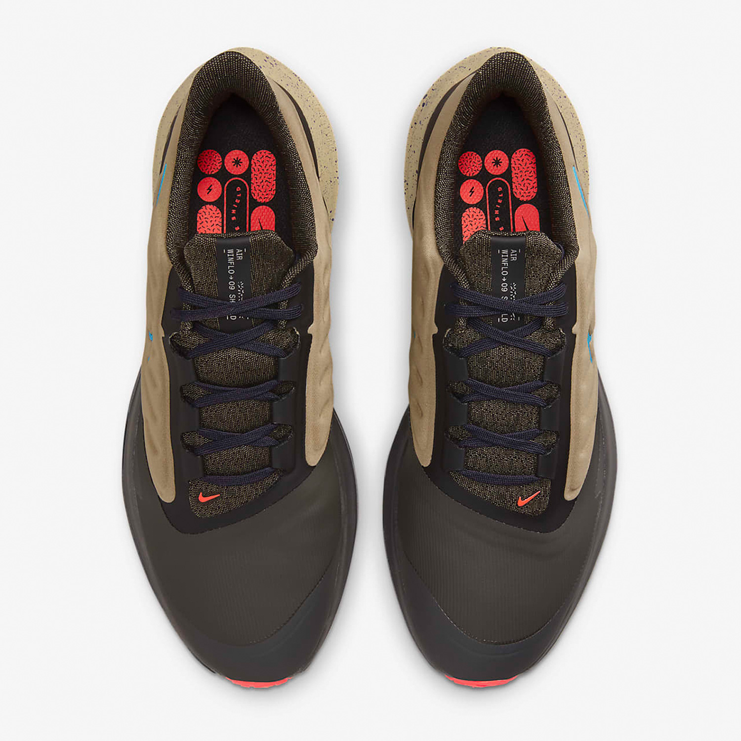 Nike/耐克正品Air Winflo 9 Shield男子公路跑步鞋DM1106-200 - 图1