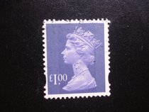 UK pin ticket Metchinpu ticket blue 1 1 pound 1 pound