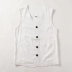 Mùa hè mỏng phần phong cách Trung Quốc áo thun lanh nam cộng với phân bón XL retro cotton và áo vest vest vest vai - Áo vest cotton áo khoác không tay Áo vest cotton