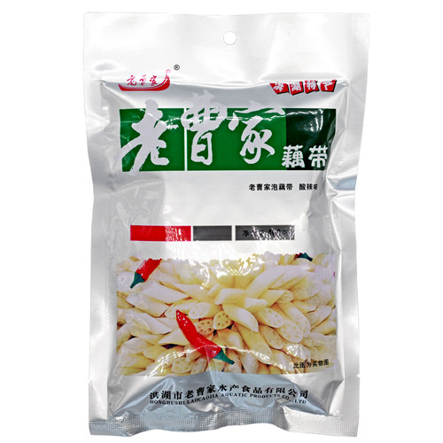特产酸菜洪湖老曹家泡椒藕带藕苫酸辣味泡菜新鲜下饭菜400克x3袋 - 图2