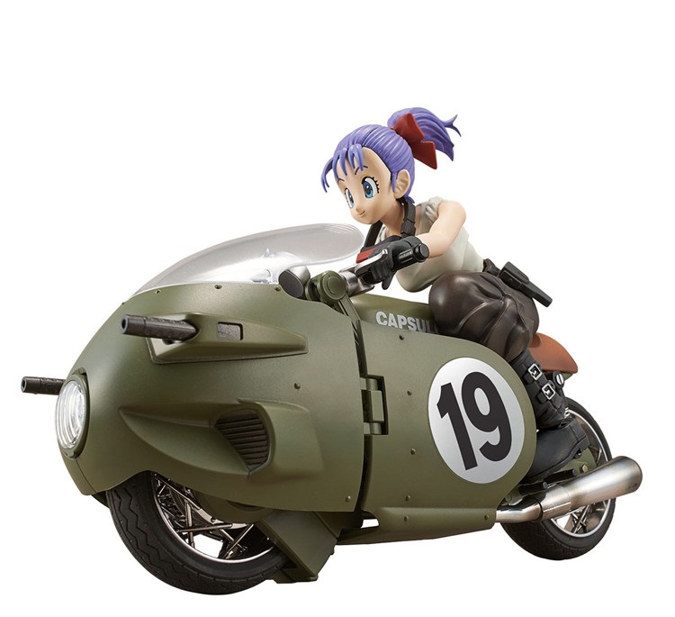 热血玩具模型手办 Figure-rise 七龙珠 布玛 布尔玛+变形摩托车