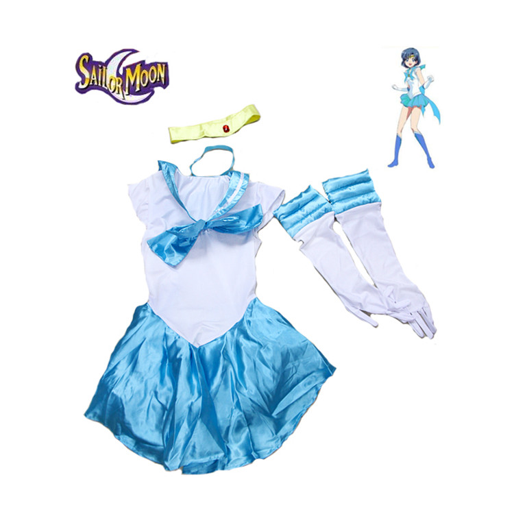 Sailor Moon美少女战士COSPLAY衣服月野兔定做美战水冰月现货服装 - 图3