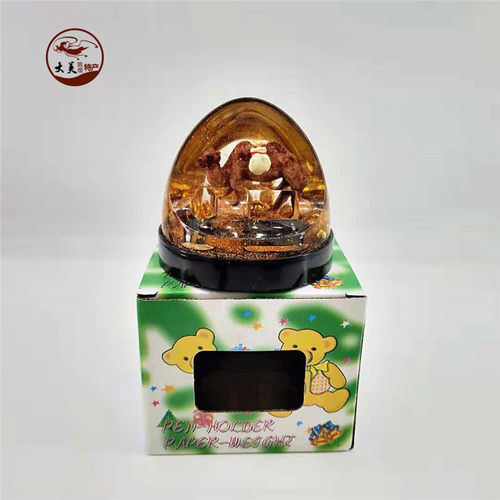 敦煌骆驼笔插摆件水晶文创旅游纪念品桌面摆件甘肃特色 - 图0