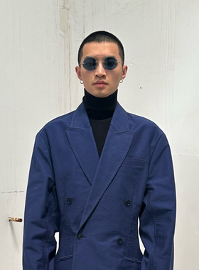 复古风无边框太阳眼镜