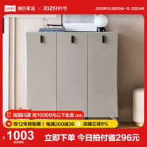 Lins home light lavish shoe cabinet Home doorway integrated by wall Large capacity lockers Lins wood industry JQ1N