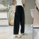 Tencel ramie ເຢັນ ແອວ elastic ກາງເກງຂາກວ້າງ
