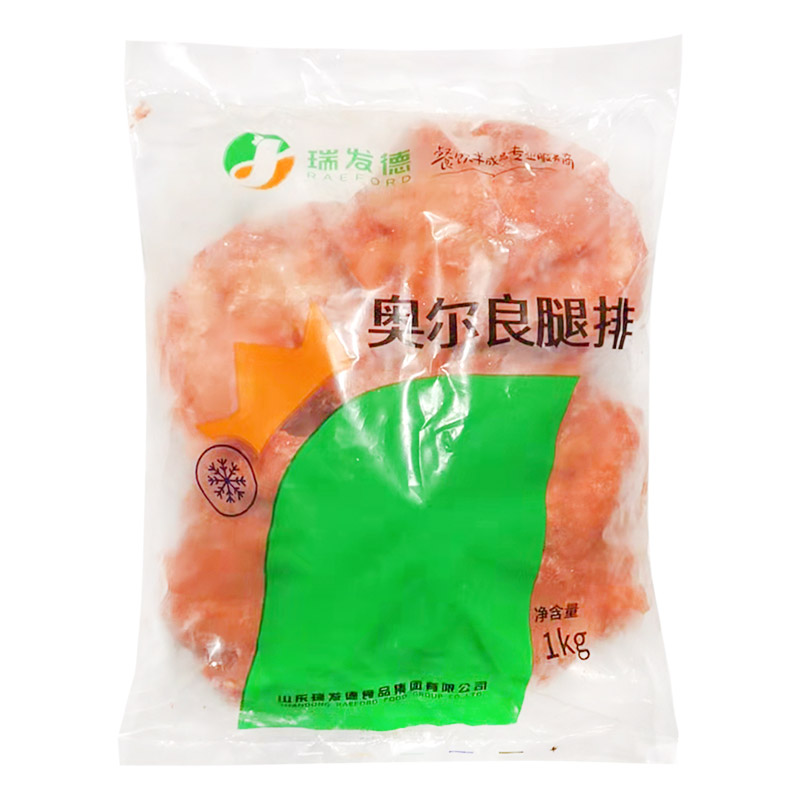 瑞发德奥尔良腿排100g*10片 烤腿排汉堡腿肉去骨鸡腿排鸡腿堡肉 - 图3