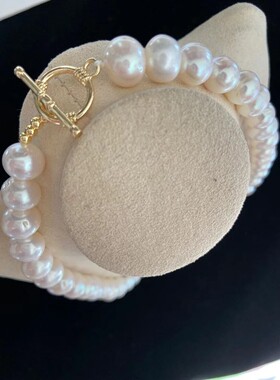 10-11mm天然淡水珍珠项链简约百搭气质复古名媛珍珠项链