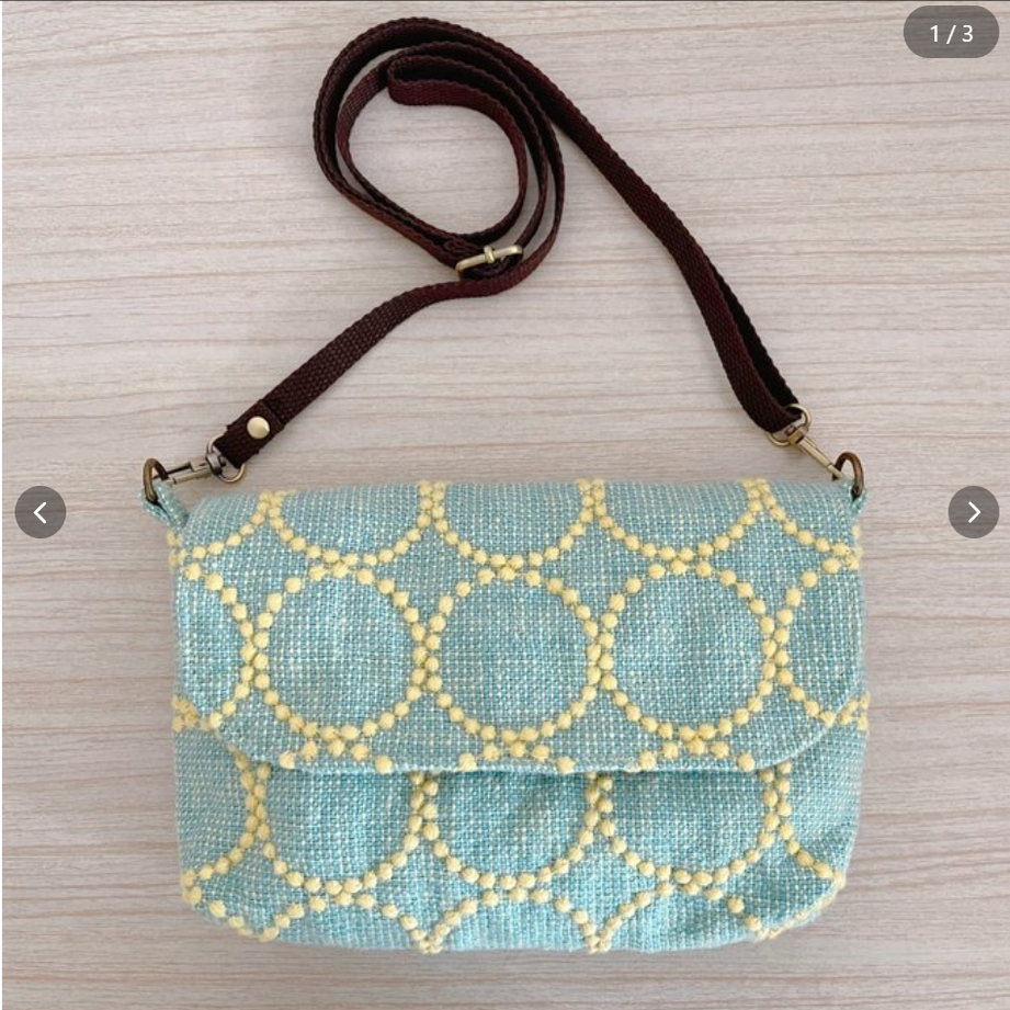 mian皆川明手作小斜挎信封包 日本人气作家制作 2025年新品 - 图2