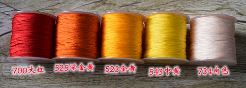 芊丝牌A玉线 锦纶手链线 台湾线 手链手绳红线 珠宝线 股线玉线 - 图0