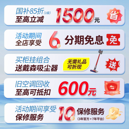 Daikin/大金 FVXG172WC-W 大金变频空调1级能效大3匹立式柜机客厅 - 图1