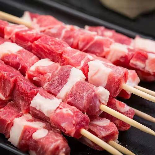 羊排串羊腰羊蝴蝶排原始烧烤食材半成品烤肉串调理腌制羊肉类 - 图3